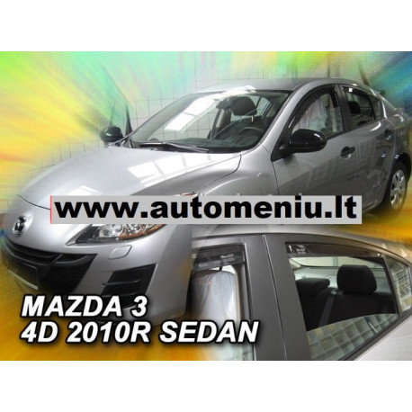 MAZDA 3 5 2008 → 2014 (+OT) Sedanas Langų vėjo deflektoriai keturioms durims