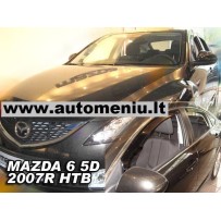 MAZDA 6 GH 5 durų 2007 → 2013 (+OT) Hečbekas Langų vėjo deflektoriai keturioms durims