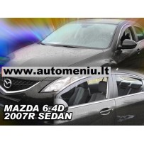 MAZDA 6 GH 4 durų 2007 → 2013 (+OT) Sedanas Langų vėjo deflektoriai keturioms durims