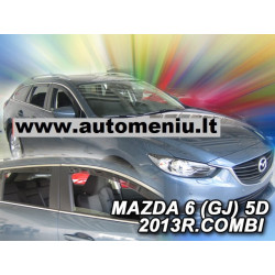 MAZDA 6 GJ 5 durų 2013 → 2024 (+OT) Karavanas Langų vėjo deflektoriai keturioms durims
