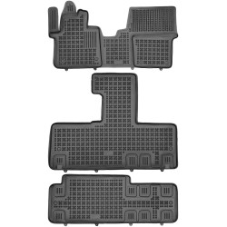 TOYOTA PROACE VERSO 1,2,3 eilės 2016 → Guminiai kilimėliai su borteliais