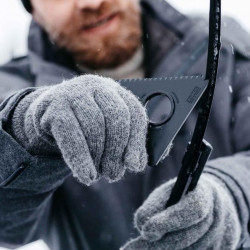 Sniego šepetys ir gramdiklis KUNGS TELE-IS su teleskopine rankena.77cm - 105cm