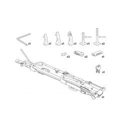 Dviračių laikiklis THULE UP RIDE 599