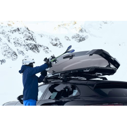 THULE VECTOR M Black metallic aerodinaminė stogo bagažinė