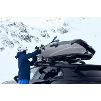 THULE VECTOR M Black metallic aerodinaminė stogo bagažinė