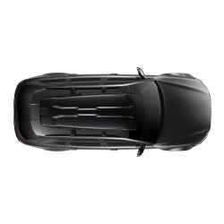 THULE VECTOR ALPINE BLACK METALIC aerodinaminė stogo bagažinė