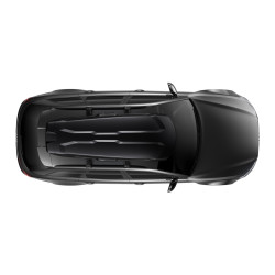 THULE VECTOR L BLACK METALIC aerodinaminė stogo bagažinė