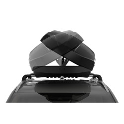 Stogo bagažinės nuoma THULE MOTION XT XXL 610L BLACK GLOSSY aerodinaminė stogo bagažinė