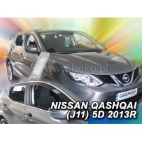 NISSAN QASHQAI J11 2013 → 2021 (+OT) Langų vėjo deflektoriai keturioms durims