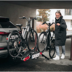 THULE EPOS Nuimama dviračių stovo rampa jūsų dviračiams pakrauti ir iškrauti