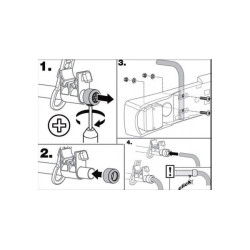 Numerio laikiklio su žibintais THULE adapteris
