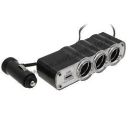 SKIRSTYTUVAS 4 LIZDŲ 12v + 2 USB