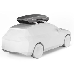 THULE MOTION 3 XXL Titan glossy aerodinaminė stogo bagažinė