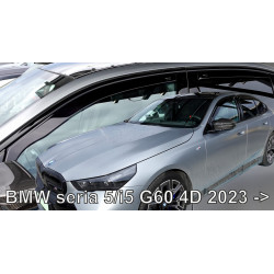 BMW 5/i5 G60 4d 2023 → LSE (+OT) Langų vėjo deflektoriai keturioms durims