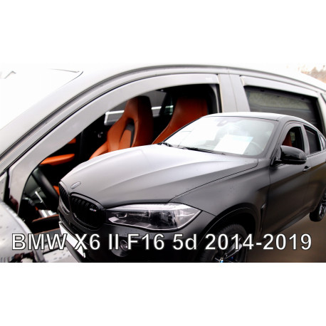 BMW X6 F16 5durų 2014 → 2019 LSE  +OT Langų vėjo deflektoriai keturioms durims