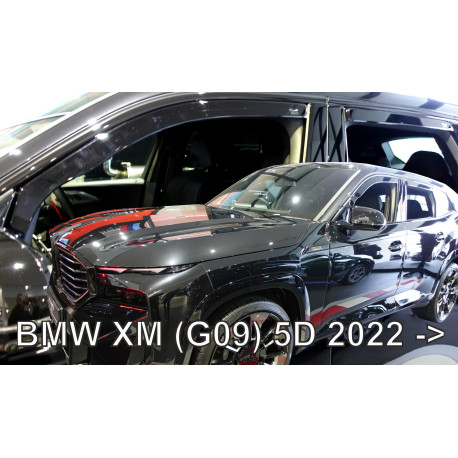 BMW XM G09 5d 2022 →+OT LSE Langų vėjo deflektoriai keturioms durims