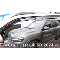 DACIA DUSTER 5 durų 2024 → (+OT) langų vėjo deflektoriai keturioms durims