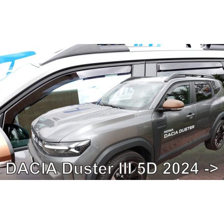 DACIA DUSTER 5 durų 2024 → (+OT) langų vėjo deflektoriai keturioms durims