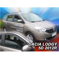 DACIA LODGY 5 durų 2012 → 2021 Langų vėjo deflektoriai priekinėms durims