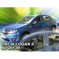 DACIA LOGAN II 4 durų 2013 → 2020 (+OT) Langų vėjo deflektoriai keturioms durims