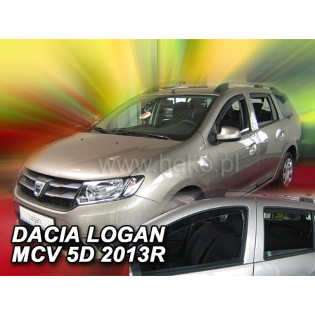 DACIA LOGAN MCV II 5 durų 2013 → 2020 (+OT) langų vėjo deflektoriai keturioms durims