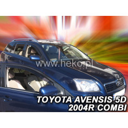 TOYOTA AVENSIS 4 durų 2003 → 2009 Sedanas Langų vėjo deflektoriai priekinėms durims