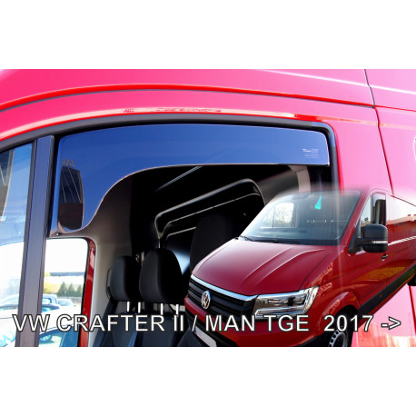 VOLKSWAGEN CRAFTER 2017 → (OPK) Trumpi Langų vėjo deflektoriai priekinėms durims