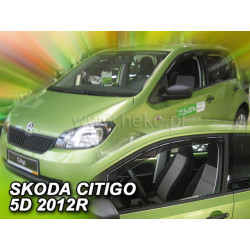 SKODA CITIGO 5 durų 2011 → 2020 Langų vėjo deflektoriai priekinėms durims