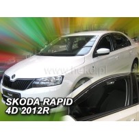 SKODA RAPID 5d 2012 → Langų vėjo deflektoriai priekinėms durims