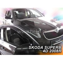 SKODA SUPERB 4/5 durų 2008 → 2015 SEDANAS/Karavanas Langų vėjo deflektoriai priekinėms durims