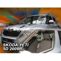 SKODA YETI 5 durų 2009 → 2018 Langų vėjo deflektoriai priekinėms durims