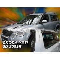 SKODA YETI 5 durų 2009 → 2018 (+OT) Langų vėjo deflektoriai keturioms durims