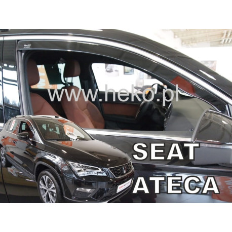 SEAT ATECA 5d 2016 → Langų vėjo deflektoriai priekinėms durims