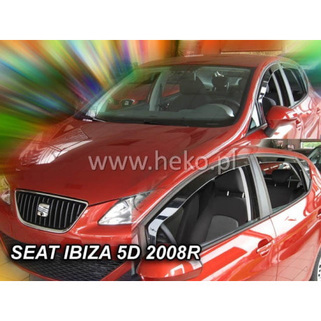 SEAT IBIZA 6J 5 durų  2008 → 2017 Langų vėjo deflektoriai priekinėms durims