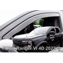 FORD RANGER III 4 durų 2022 → Langų vėjo deflektoriai priekinėms durims