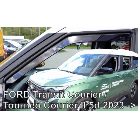 FORD TOURNEO COURIER II 5d 2023 → Langų vėjo deflektoriai priekinėms durims