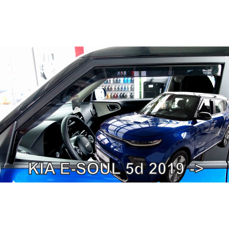 KIA E-SOUL 5d 2019 → Langų vėjo deflektoriai priekinėms durims