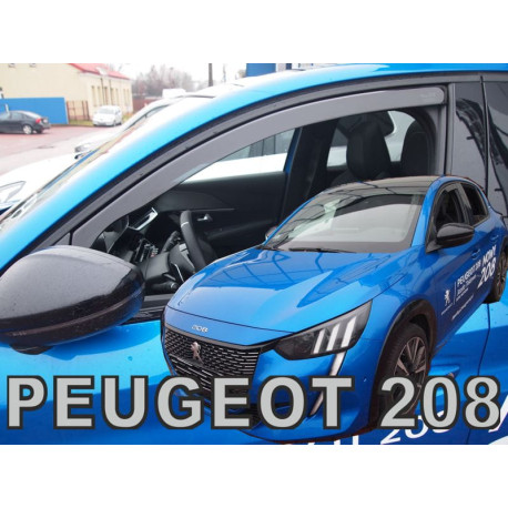 PEUGEOT 208 5 durų 2019 → Langų vėjo deflektoriai priekinėms durims