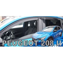 PEUGEOT 208 5 durų 2019 → (+OT) Langų vėjo deflektoriai keturioms durims