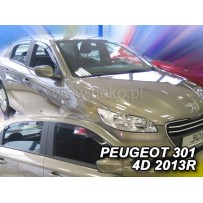 PEUGEOT 301 4 durų 2012 → (+OT) Langų vėjo deflektoriai keturioms durims