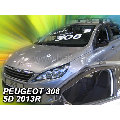 PEUGEOT 308 5 durų 2013 → 2021 Hečbekas/SW Langų vėjo deflektoriai priekinėms durims