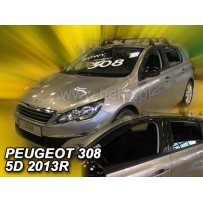 PEUGEOT 308 5 durų 2013 → 2021 (+OT) Langų vėjo deflektoriai keturioms durims