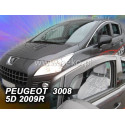 PEUGEOT 3008 5 durų 2009 → 2016 Langų vėjo deflektoriai priekinėms durims