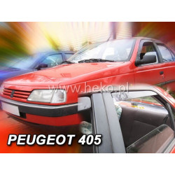 PEUGEOT 405 4 durų 1987 → 1997 Sedanas (+OT) Langų vėjo deflektoriai keturioms durims