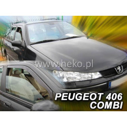 PEUGEOT 406 4/5 durų 1995 → 2004 Langų vėjo deflektoriai priekinėms durims