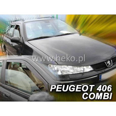 PEUGEOT 406 4/5 durų 1995 → 2004 Langų vėjo deflektoriai priekinėms durims