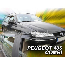 PEUGEOT 406 4 durų 1995 → 2004 (+OT) Langų vėjo deflektoriai keturioms durims