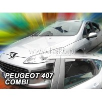 PEUGEOT 407 SW 5 durų 2004 → 2010 (+OT) Karavanas Langų vėjo deflektoriai keturioms durims