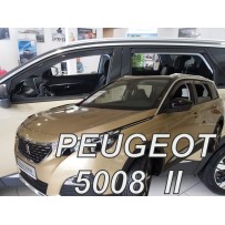 PEUGEOT 5008 5 durų 2016 → 2024 (+OT) Langų vėjo deflektoriai keturioms durims