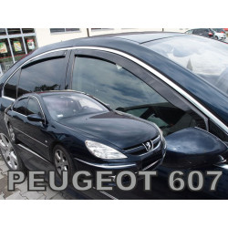 PEUGEOT 607 1999 → 2010 4 durų Langų vėjo deflektoriai keturioms durims